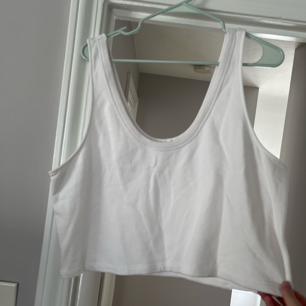White Sleeveless Women's Top